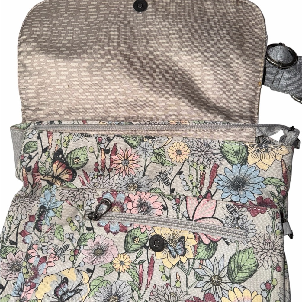 Sakroots Butterfly Floral Crossbody Bag - Multicolor - Picture 3 of 6